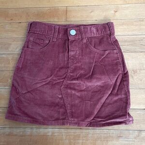Toddler corduroy skirt